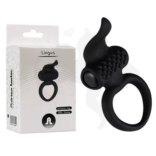 Lingus Anillo vibrador con estimulador de clitoris